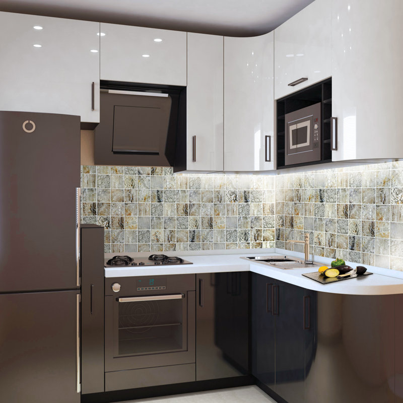 19" x 38" 3D Wall Panel in White (5-Pack)