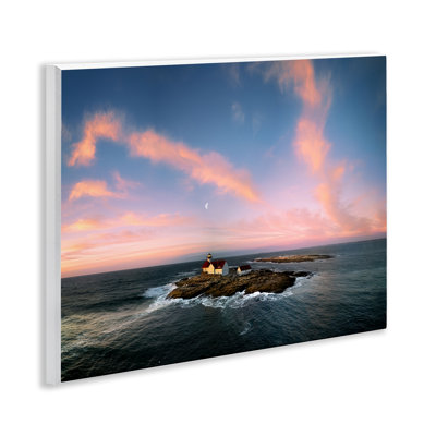 «Coastal Island Moon Overhead Wall Art» par Rick Berk