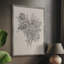 Floral Bouquet I, reproduction encadrée - bois massif-1315046870