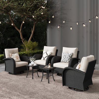Ensemble de 6 chaises d'extérieur Layinsun