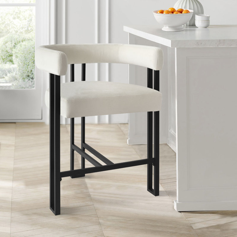 Tabouret de bar 24 po, Beige