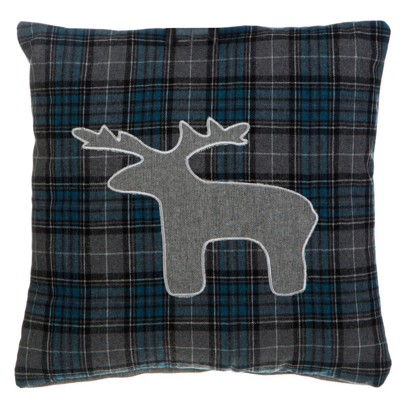 Adalyn Plaid Square Throw Cushion