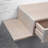 Champa 1 - Hardwood Floating Nightstand with Drawer - Left Shelf Bedside Table for Bedroom-1812582449