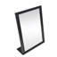 Miroir 12,6 po x 4,3 po x 17 po à cadre noir, de table, de comptoir ou de patin, pour usage commercial et résidentiel 91A085D0EFEA44079933CFD00A5DC78E