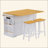 Large Kitchen Island With 2 Bar Stools, Power Outlet,Door Internal Storage Rack, Kitchen Storage Cart On 5 Wheels With Drop Leaf, 5 Open Side Racks, 3 Drawers, For Kitchen,Dining Room-694138597