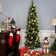 Carolina Slim 9' Green Pine Artificial Christmas Tree with 800 Clear Lights with Stand