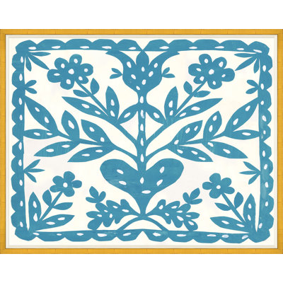 Blue Flower Print by Paule Marrot