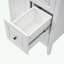 Meuble-lavabo de salle de bain avec lavabo, une armoire et 3 tiroirs à fermeture en douceur-329842975