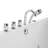 67'' x 31.5'' Freestanding Whirlpool Plastic / Acrylic Bathtub with Faucet