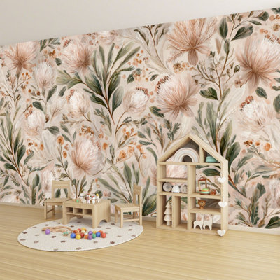Papiers peints autocollants Botanical Vintage Wildflower