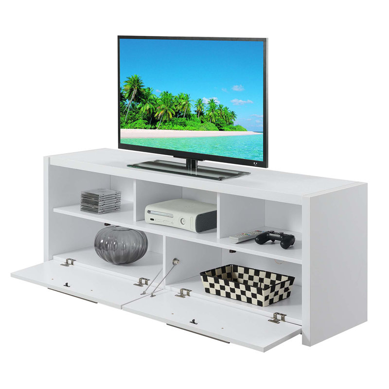 Besmir TV Stand for TVs up to 65", White