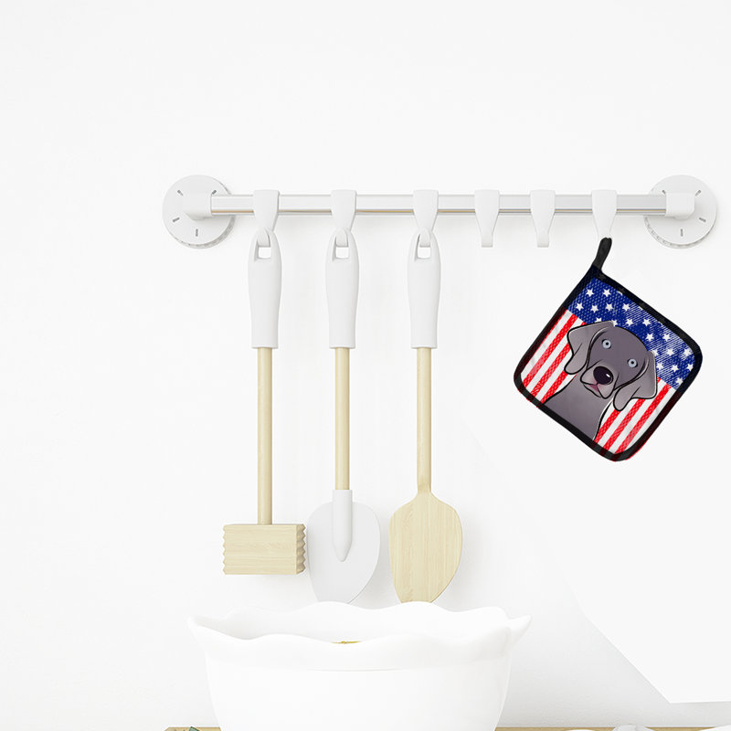 Caroline's Treasures American Flag Polyester Potholder