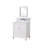 32 " W Freestanding Standard Free Standing 1 Single Vanity Bathroom Vanity With Marble Top with Mirror
