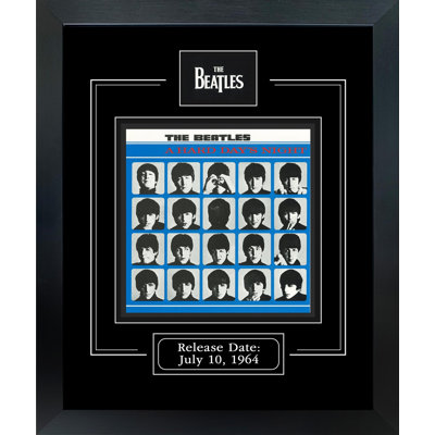 «A Hard Day's Night», reproduction d'art encadrée 12,5 x 15 par Beatles 