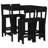 Avital Brayden Studio Bar Set with Wood Frame and Solid Wood Outer Material-568071364