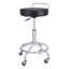 Tabouret pivotant à hauteur réglable avec roulettes