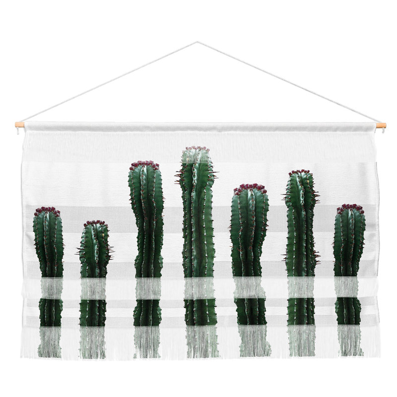 Suspension murale "cactus" par emanuela carratoni, H 32 po x l 47 po x P 0,13 po