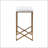 Backless Upholstered Counter Stool, 26"H