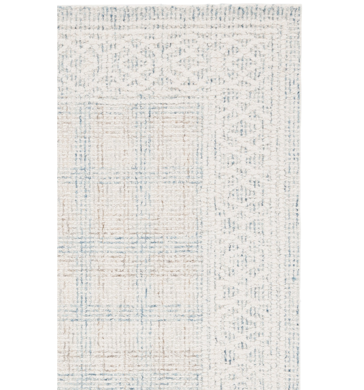Hand-Tufted Geometric Wool Rug, Rectangle 3' x 5'