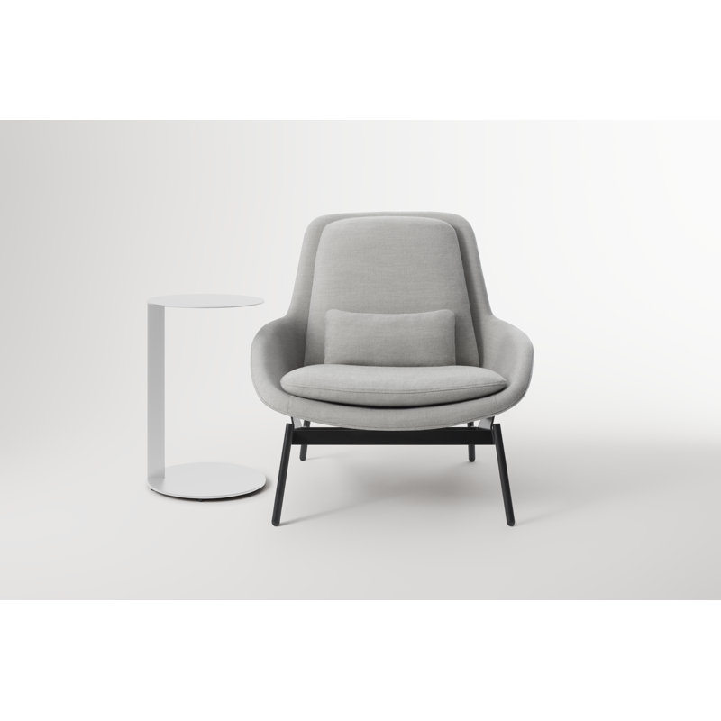 Table d'appoint Note, H 21,8 po x l 16 po x P 16 po, Blanc
