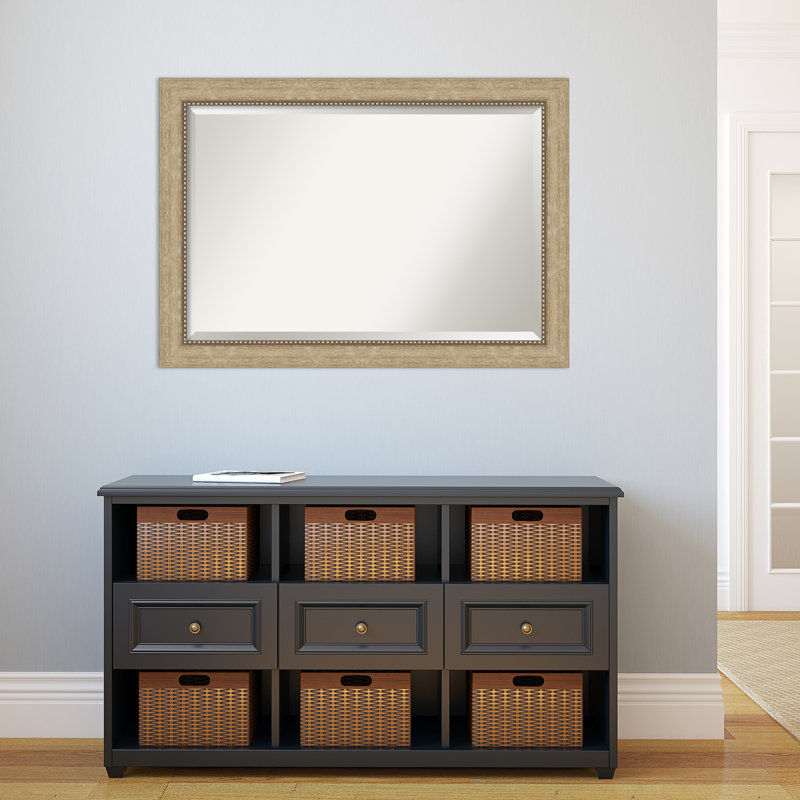 Miroir d'appoint mural Eivin, Brun clair, 29 po x 41 po