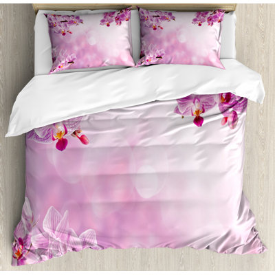 Spa Traditional Floral Duvet Cover