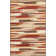 Tapis abstrait beige / brun / rouge Cotati