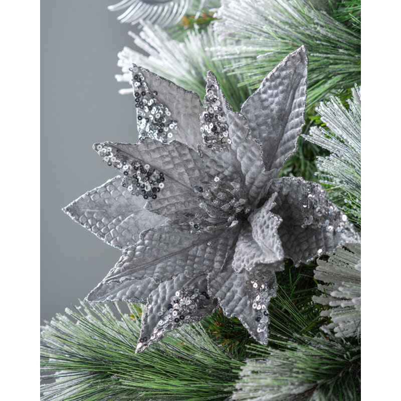 Fabric Poinsettia Arrangement