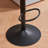 Lochie Swivel Adjustable Height Bar Stools Faux Leather Modern Barstools Upholstered Counter Stools-1433750547