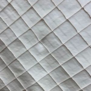 Sachi Fabric | Solid Quilted Small Diamond Silk Fabric | Drapery & Curtain Fabric-Tagged