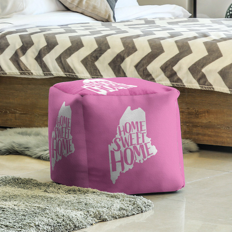 Repose-pieds à cubes pour le maine doux home, Rose