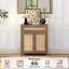 Ciauna 34'' Rattan Sideboard Accent Cabinet with 1 Storage Drawer Adjustable Shelf-1411238034