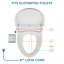 Elongated Toilet Seat Bidet