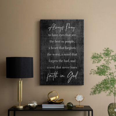 Faith in God - Gala Cavas
