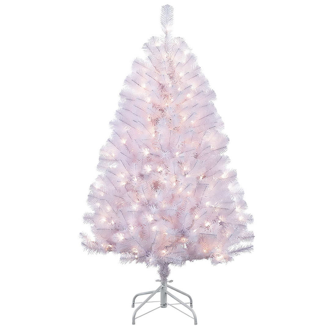 Northern Artificial White Fir Trees Christmas Tree with Clear/White Lights The Holiday Aisle® 