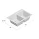 KRAUS Forteza™ 33" L Dual Mount 60/40 Double Bowl Granite Kitchen Sink