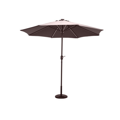 267cm Lighted Market Parasol