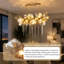 Lustre en cristal de luxe Nordic Light Convient pour la salle à manger, le salon, la cage d'escalier-129677731