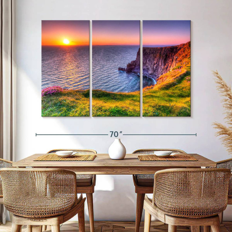 Sebbie Sunset Cliffs, 42" H x 65" W