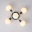 Wetumpka 5-Light Industrial Glass Globe Semi Flush Mount Ceiling Light-1443205723