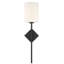 Applique murale 1 lumière Savoy House Destin en noir mat-800047371