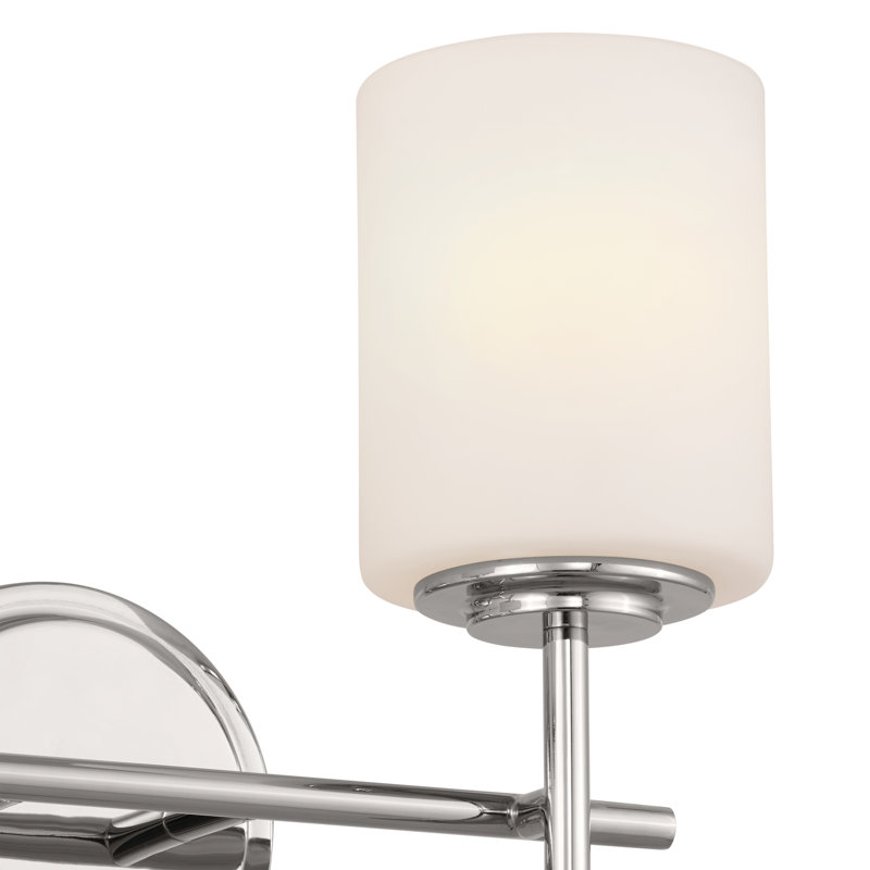 Ergi Dimmable Vanity Light, 2, Polished Nickel