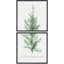 " Green Pine Tree Forest Modern Art Text And Words Decor Nordic Minimalist Neutral Zen " 2 - Pieces-97923385-97923386