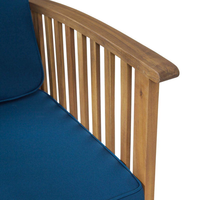 De 2 chaises d'extérieur en bois - et 2 chaises pratiques, Bleu, Brun