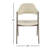 Bloomingdale Cotton Upholstered Oak Solid Wood Armchair