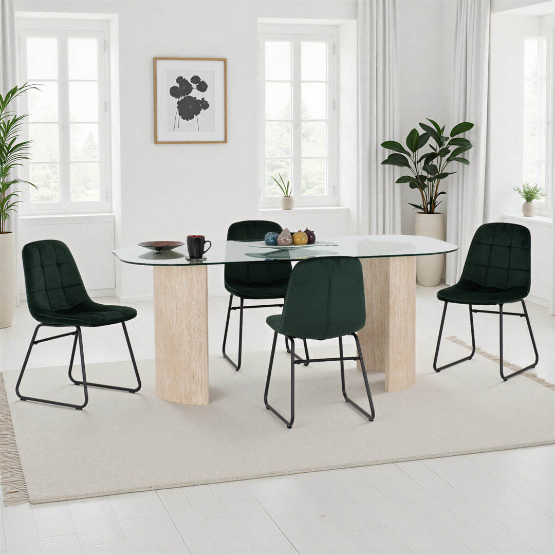Modena & Lukas 4 - Person Dining Set