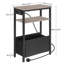 Slim Side Table with Storage-2126930721