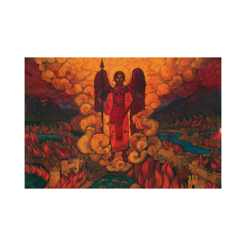 Le dernier ange, 1912 NHR57, H 18 po x l 26 po x P 1,5 po