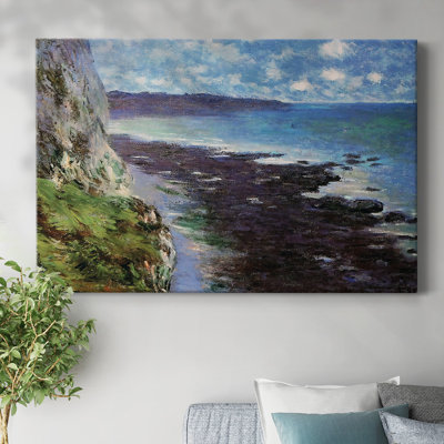 Cliff near Dieppe, 1882-Gallery Wrapped Canvas
