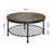Breyon Nesting 4 Legs Round Coffee Table with Storage-383764852